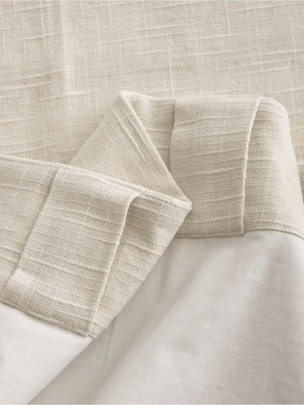 Quince Cotton Slub Curtain Panel in Natural 96x108”